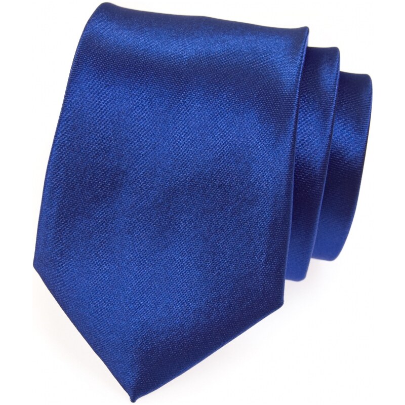 Avantgard Herren Krawatte expressiv königsblau