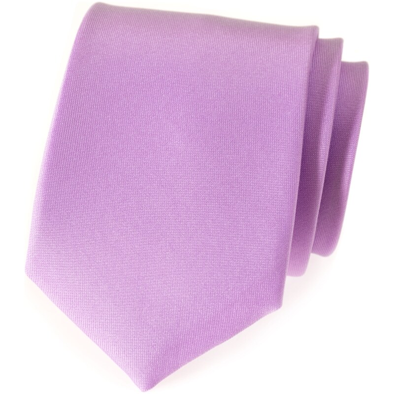 Avantgard Herrenkrawatte fein violette mattiert