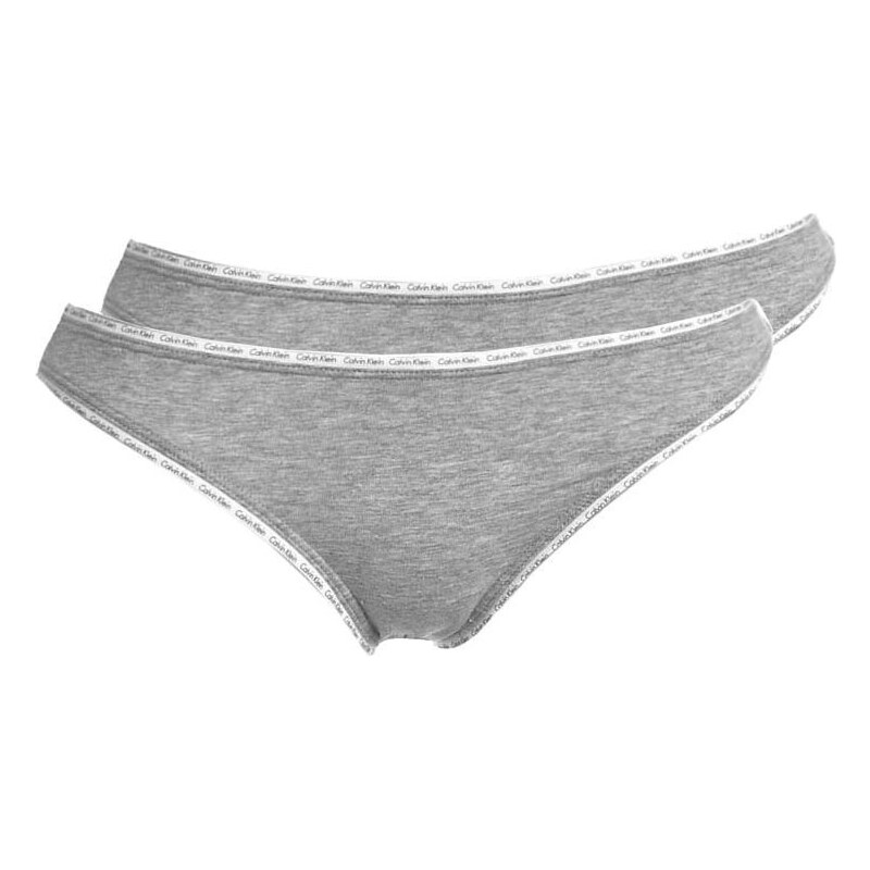 Calvin Klein Underwear 2 PACK COTTON BIKINI Slip grey