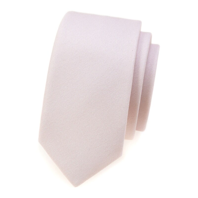 Schmale Krawatte Avantgard - Pulverfarbe