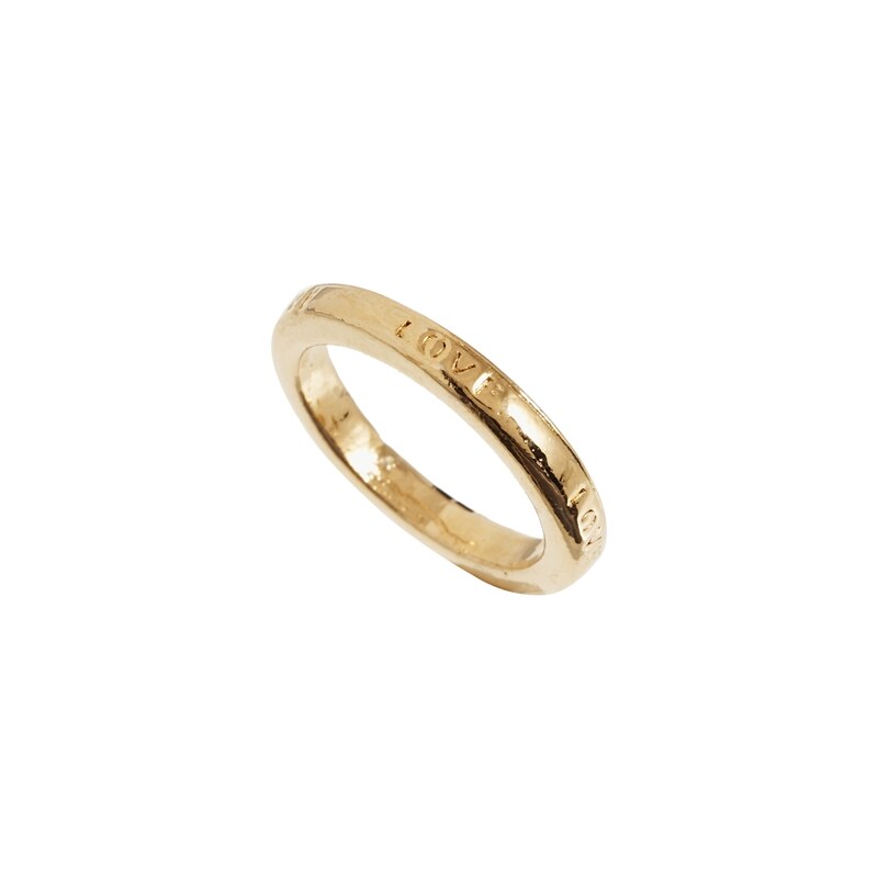 Sam Ubhi Love Engraved Ring