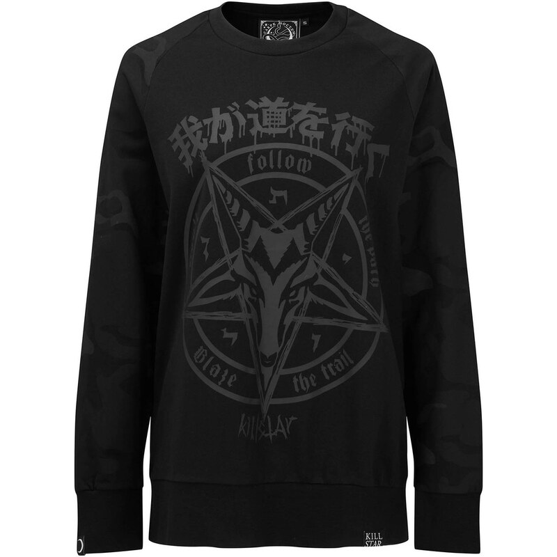 Sweatshirt ohne Kapuze Unisex - Darkpaths Camo - KILLSTAR - KSRA002687