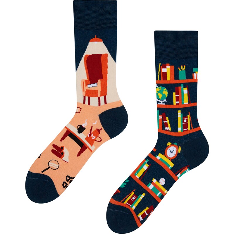 Dedoles Lustige Socken Bibliothek