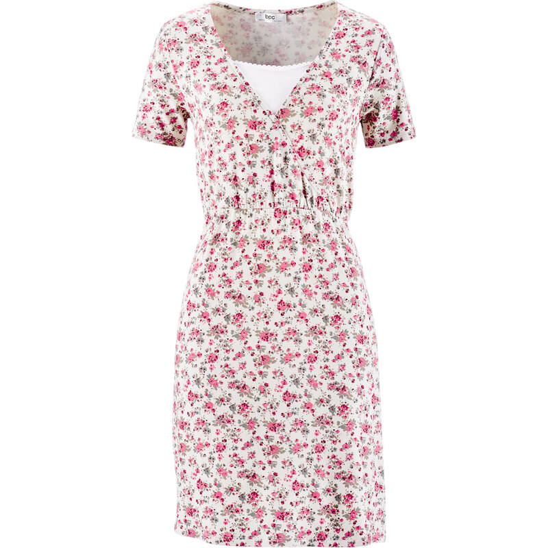 bpc bonprix collection 2-in-1-Kleid, Halbarm/Sommerkleid in weiß von bonprix