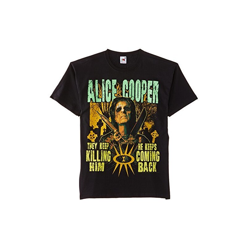 Unbekannt Alice Cooper Herren Graveyard T-Shirt