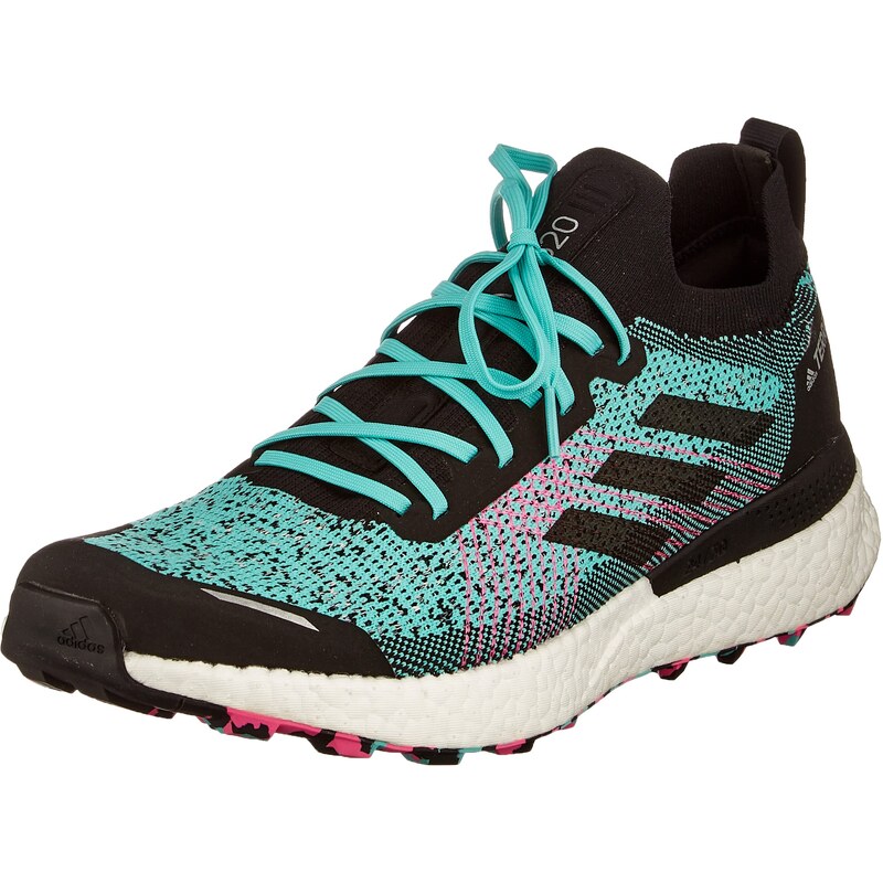 adidas Herren Terrex Two Ultra Primeblue Trail Running Shoe Acid Mint Core Black Screaming Pink 50 2 3 EU