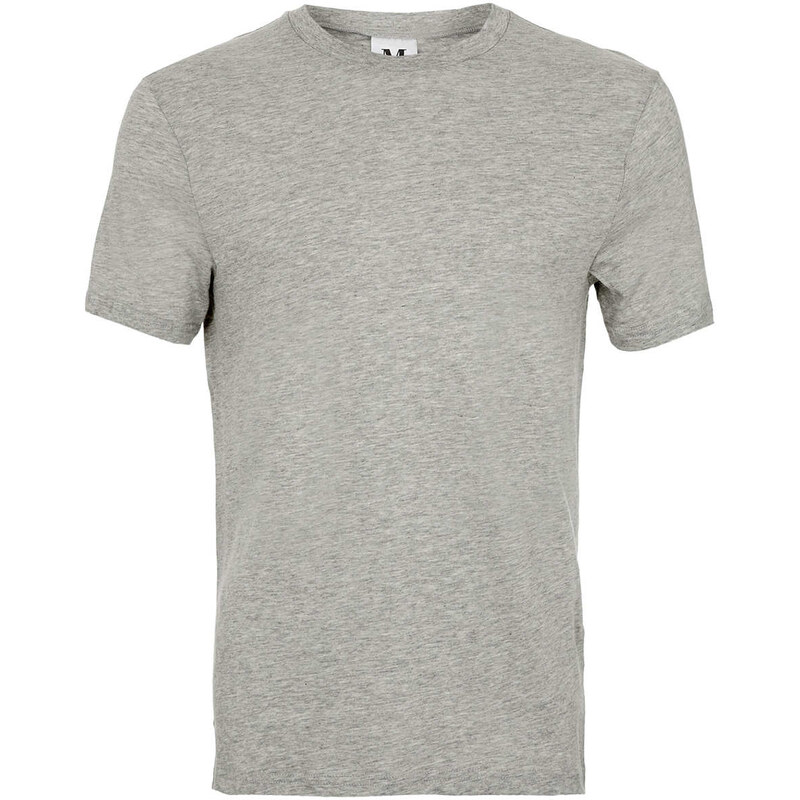 Topman Mens Grey Classic Crew Neck T-Shirt