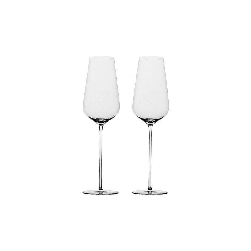 SOLA Lunasol - Champagnergläser 300 ml 2-tlg. Set – FLOW Glas Platinum Line (321703)