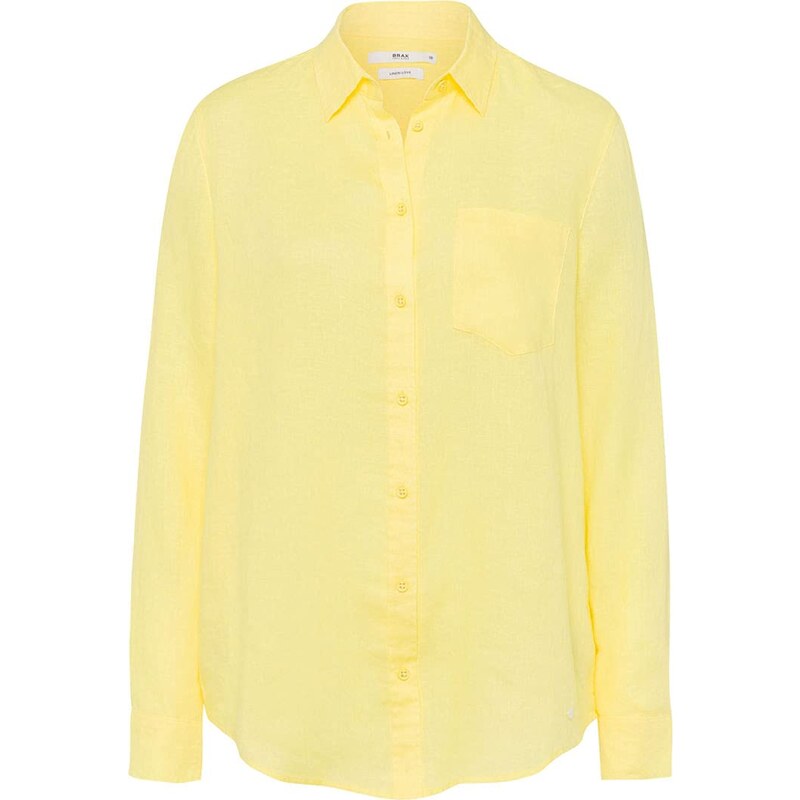 BRAX Damen Style Victoria linned Bluse, Beige (Yellow 65), 40 EU