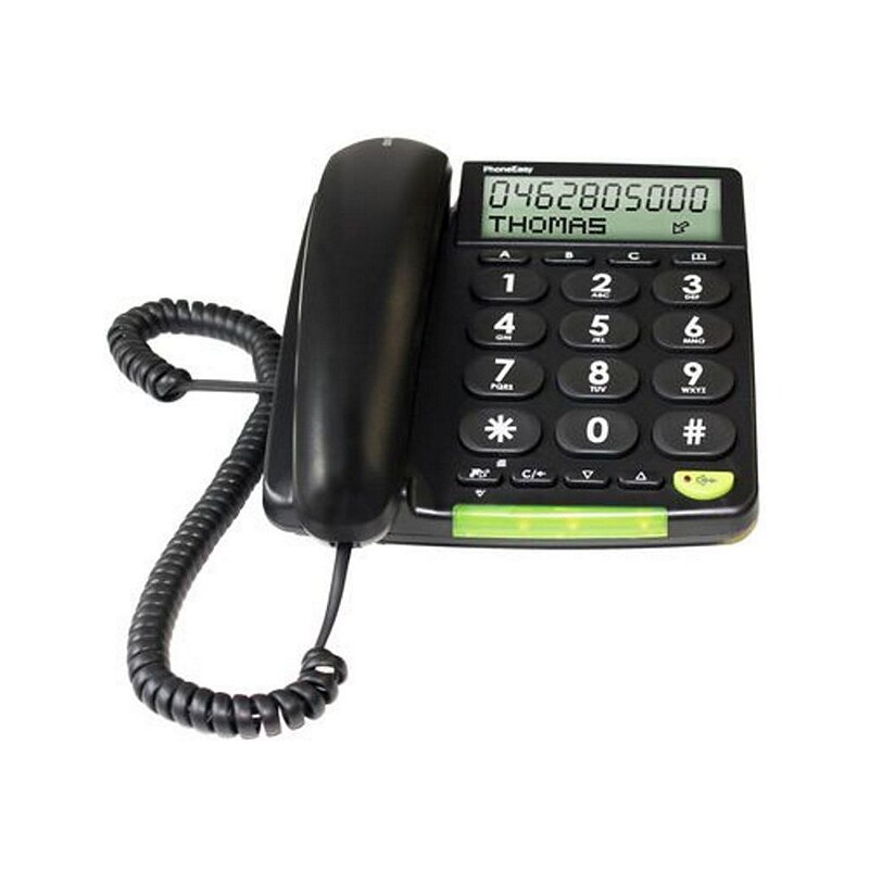 Doro Telefon analog schnurgebunden »PhoneEasy312cs, Schwarz«