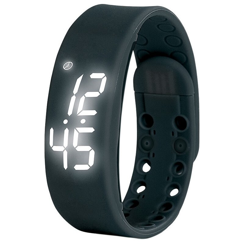 VITALmaxx Fitness-Armband LED schwarz