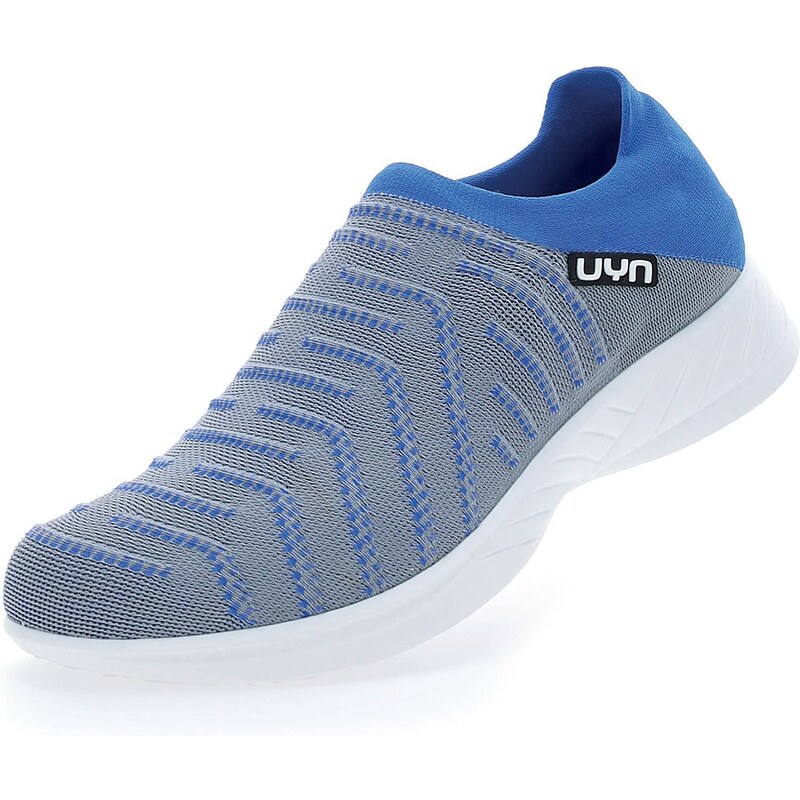 UYN Herren 3D Ribs Sneaker, Grey/Blue, 44 EU