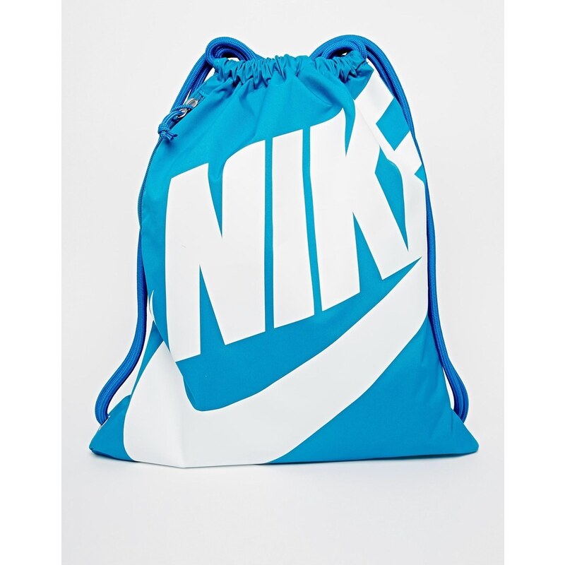 Nike - Heritage - Sportbeutel in Blau - Hellblau Lack