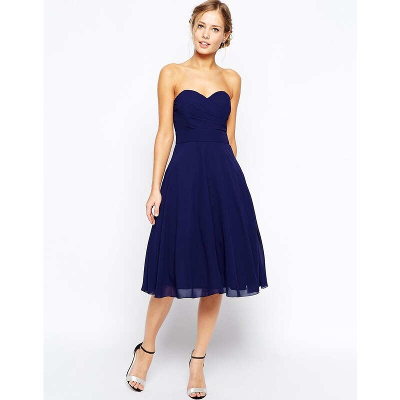 TFNC - Debutant - Mittellanges Kleid - Marineblau