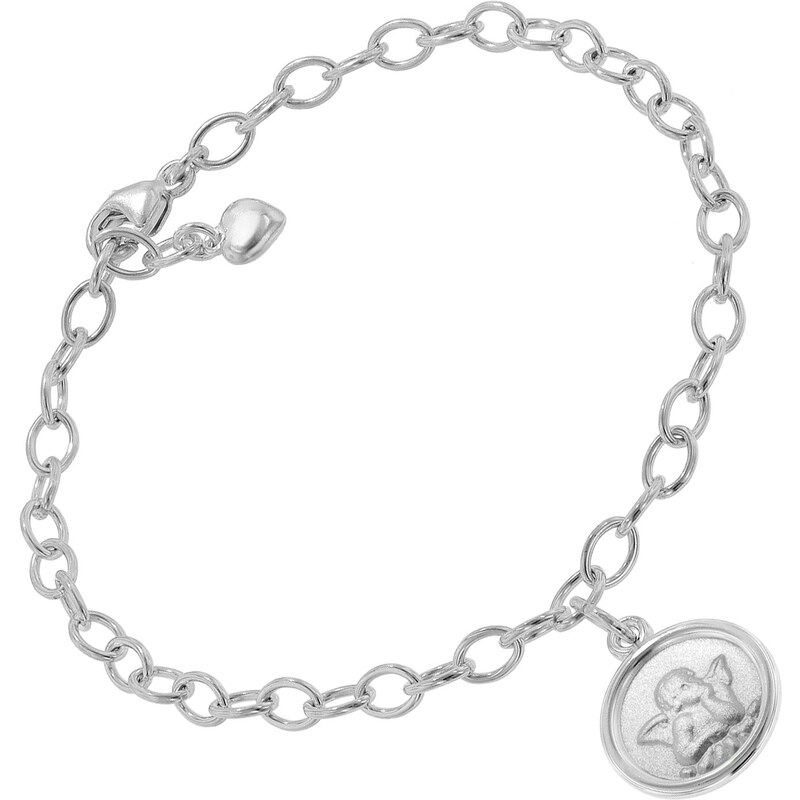 trendor Armband mit Engel-Anhänger 925 Silber 17 cm 51201