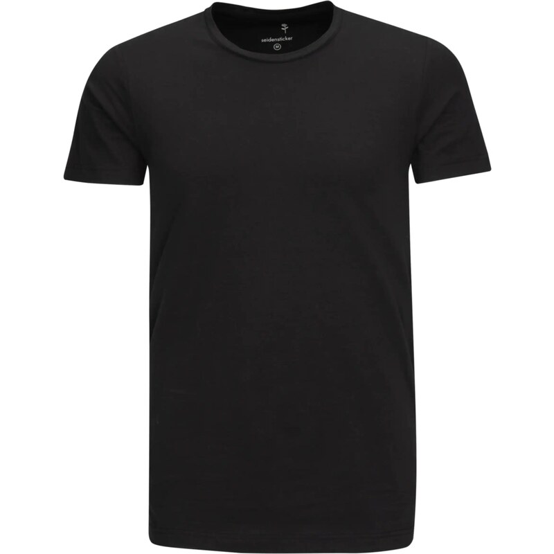 SEIDENSTICKER T-Shirt Schwarze Rose