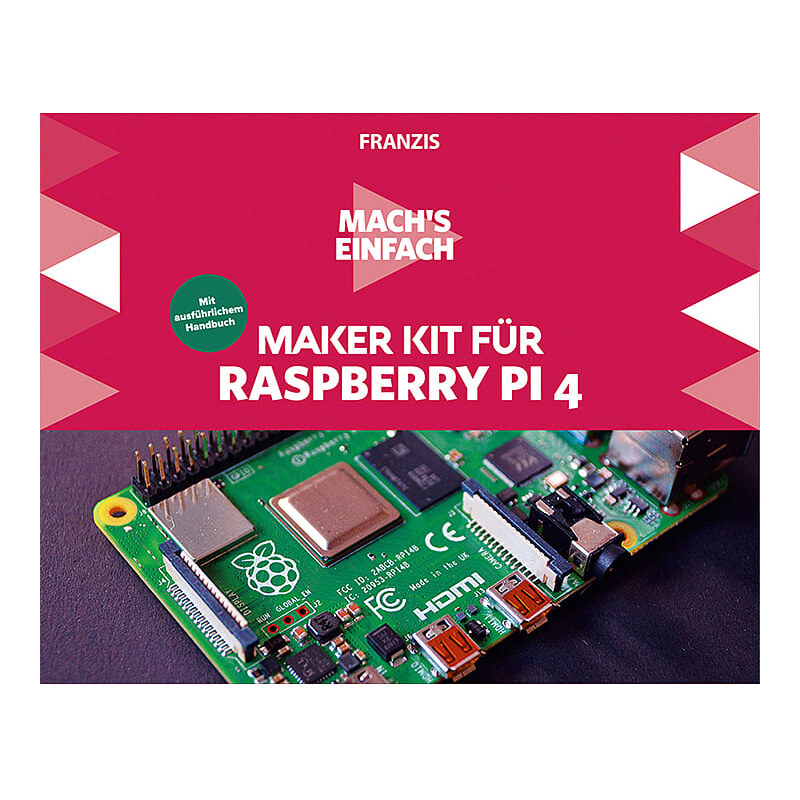 FRANZIS Programmierset "Maker Kit für Raspberry Pi 4" - ab 14 Jahren | onesize