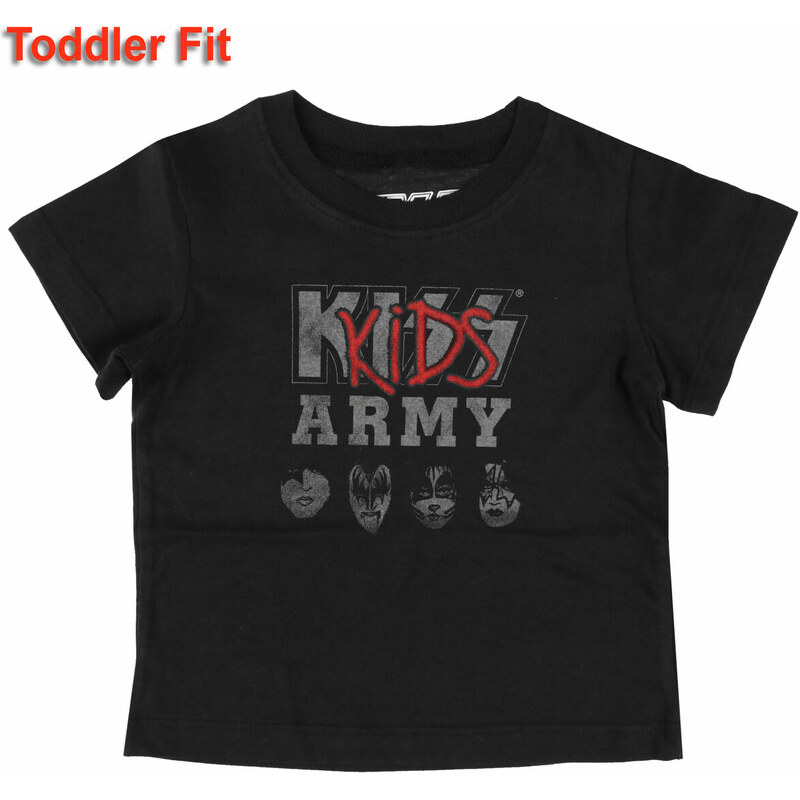 Metal T-Shirt Kinder Kiss - Kids Army - ROCK OFF - KISSTS32TB