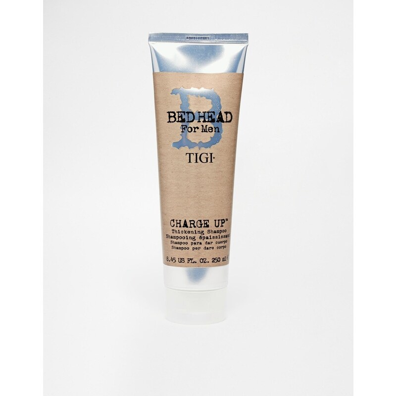 Tigi Bed Head For Men - Charge Up - Volumen-Shampoo, 250 ml - Silber