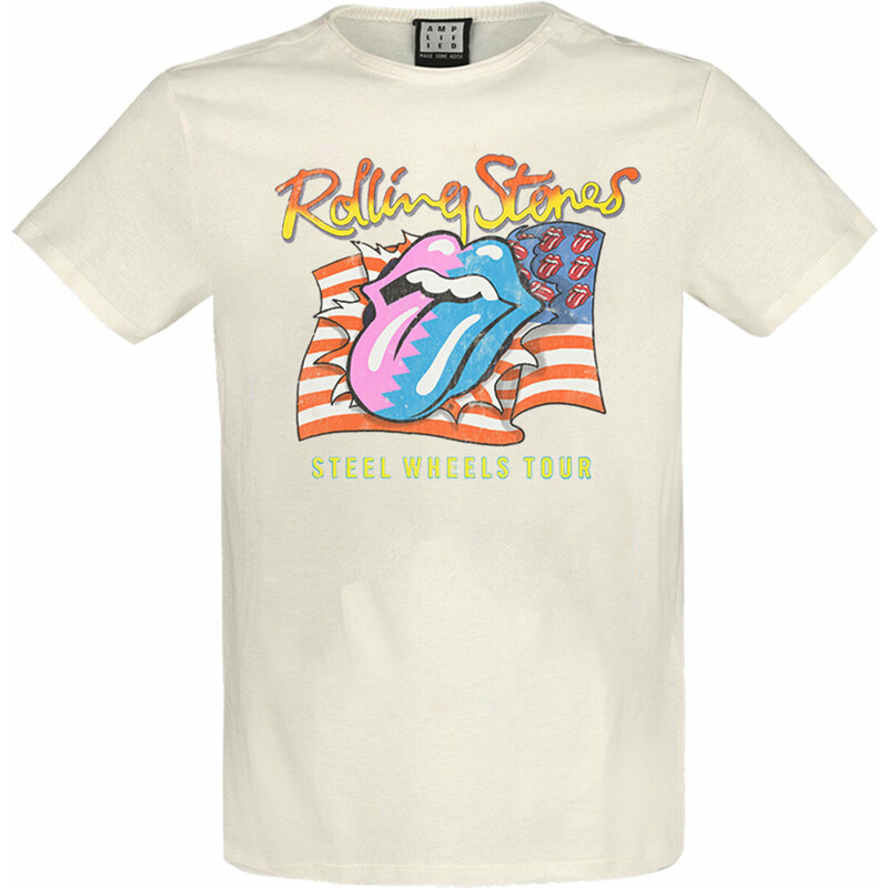 Metal T-Shirt Männer Rolling Stones - STEEL WHEELS - AMPLIFIED - ZAV210G94_VW
