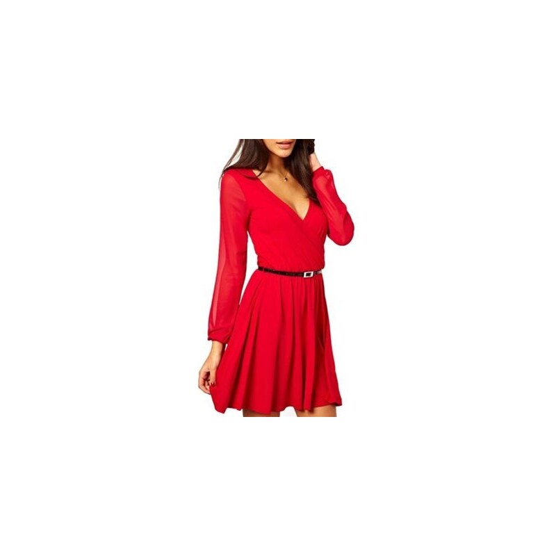Chic Dresses Kleid Cocktail - rot