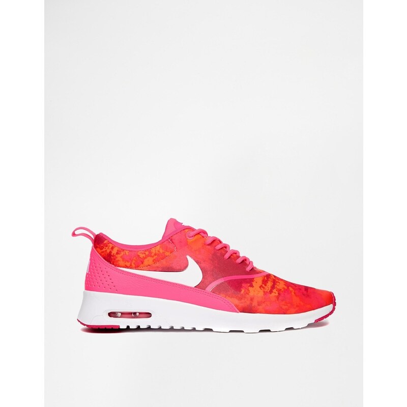 Nike - Thea - Turnschuhe, pink-gemustert
