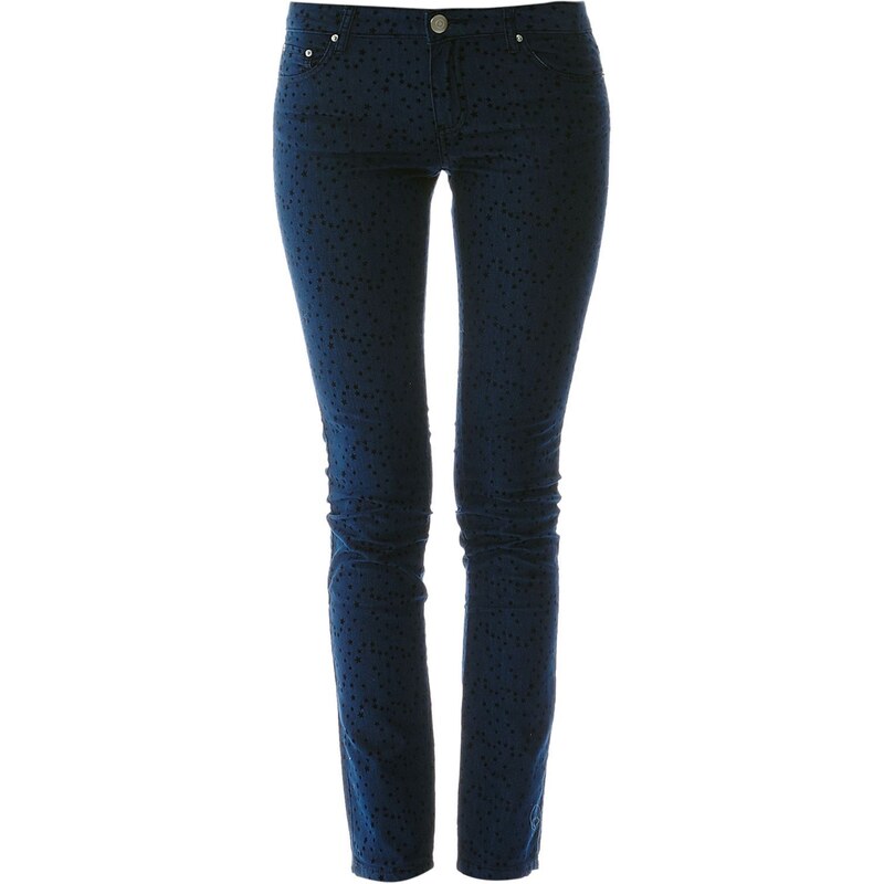 Mystic Gemusterte Jeans - jeansblau
