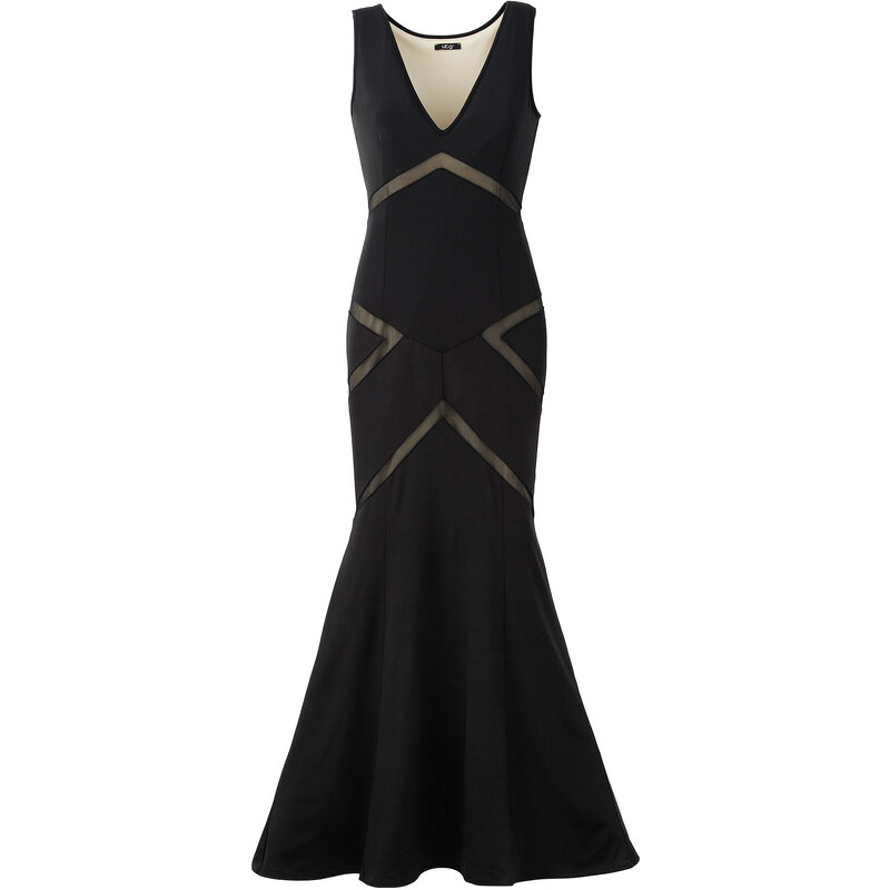 BODYFLIRT boutique Kleid mit Cut-outs ohne Ärmel in schwarz von bonprix