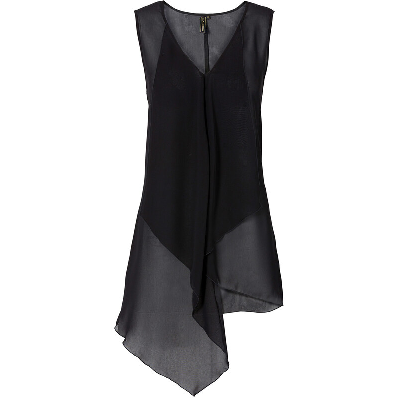 BODYFLIRT boutique Bluse ohne Ärmel in schwarz von bonprix