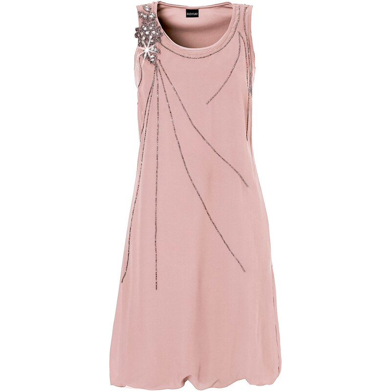 BODYFLIRT Kleid in rosa (Rundhals) von bonprix