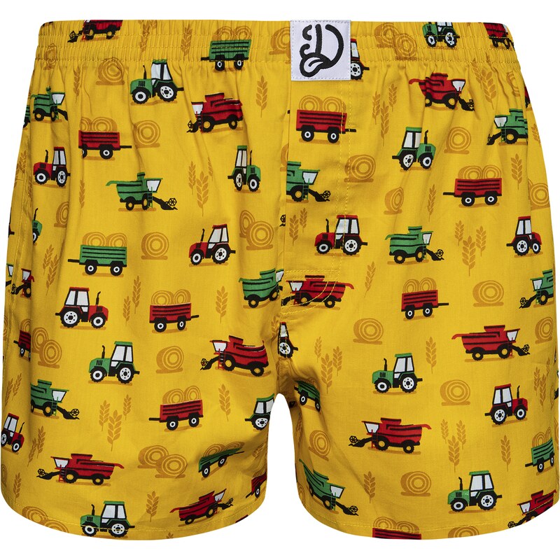 Dedoles Lustige Shorts für Männer Traktor