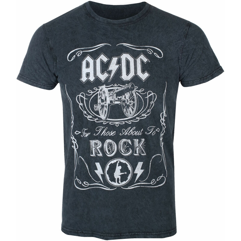 Metal T-Shirt Männer AC-DC - Cannon Swig BL Dip-Dye - ROCK OFF - ACDCTS93MDD