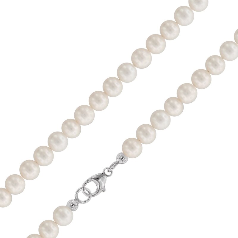 trendor Perlenkette Süßwasser-Zuchtperlen 7-8 mm 51650-42, 42 cm