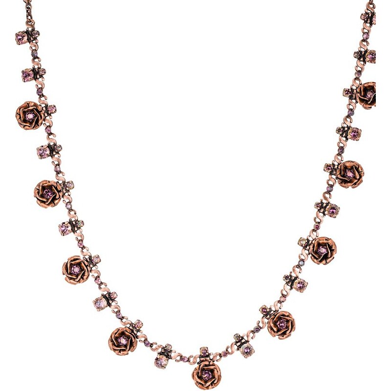 Konplott BURLESQUE Halskette pink antique copper