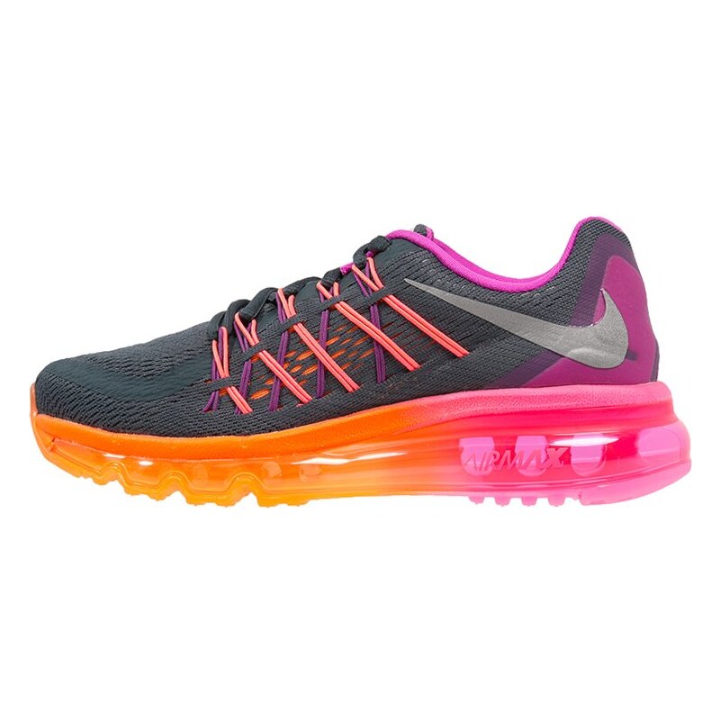 Nike Performance AIR MAX 2015 Laufschuh Dämpfung classic charcoal/pink pow/total orange/blue