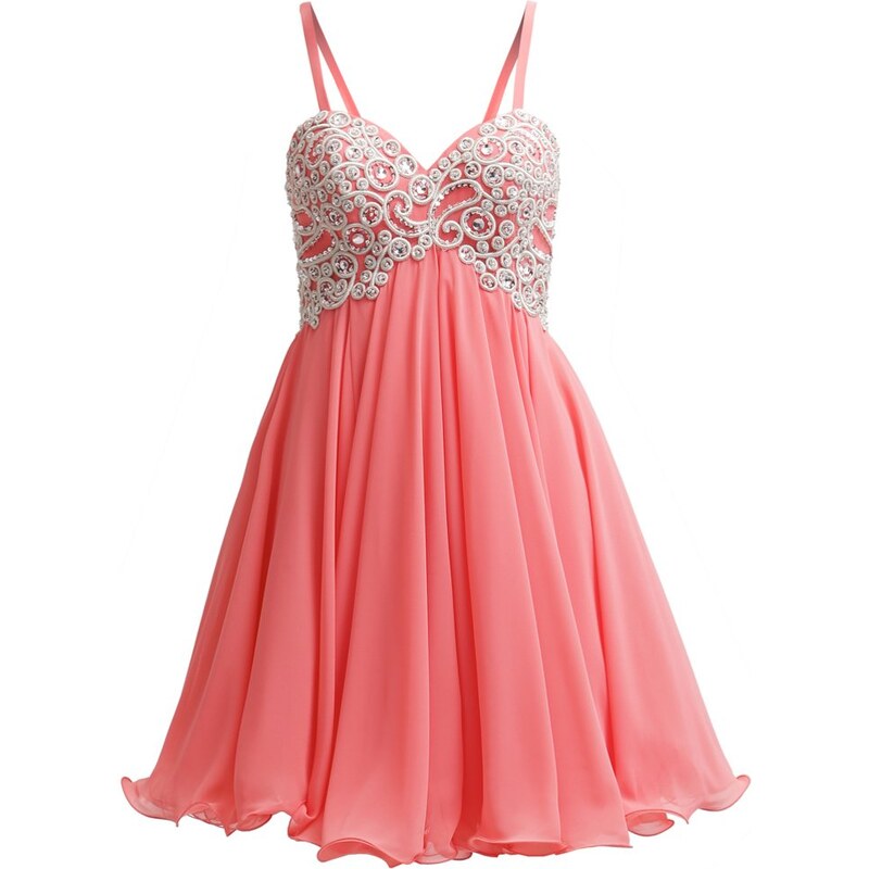 Luxuar Fashion Cocktailkleid / festliches Kleid coralle