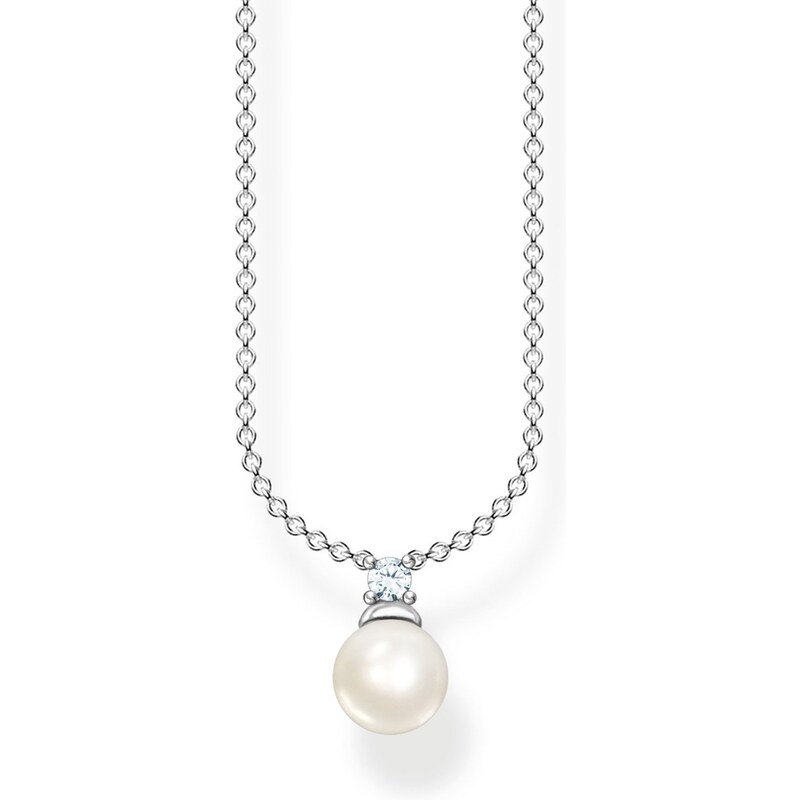 Thomas Sabo Damen-Halskette Perle Silber KE2121-167-14-L45v