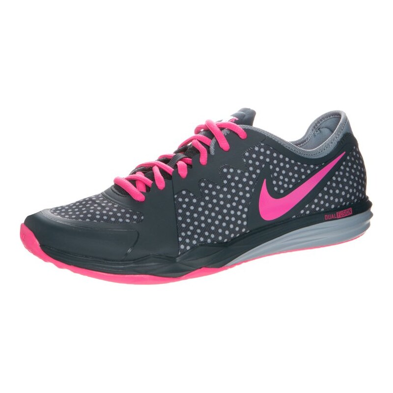 Nike Performance DUAL FUSION TR 3 Laufschuh Dämpfung classic charcoal/pink pow/grey