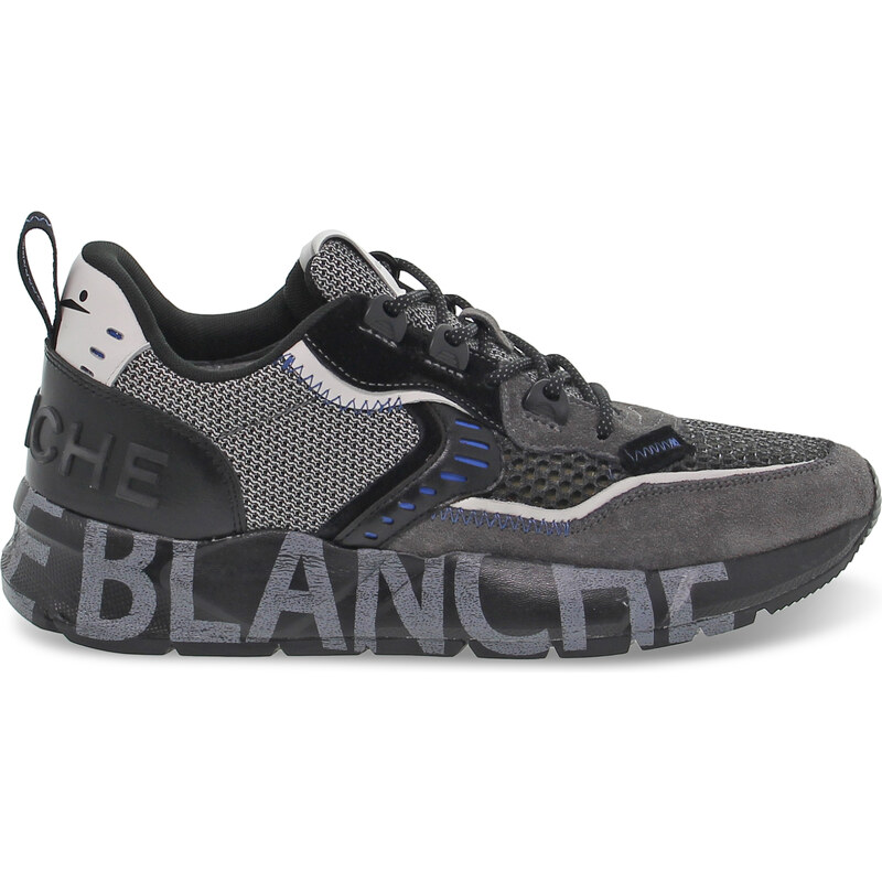 Sneaker Voile Blanche CLUB01 aus Gämse Grau