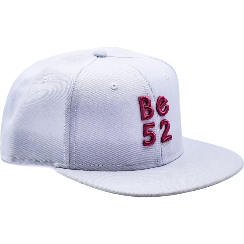 Be52 Snapback Manhattan white/pink