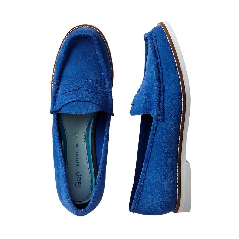 Gap Suede Loafers - Blue allure