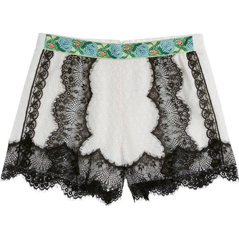 Anna Sui Vintage Lace Shorts