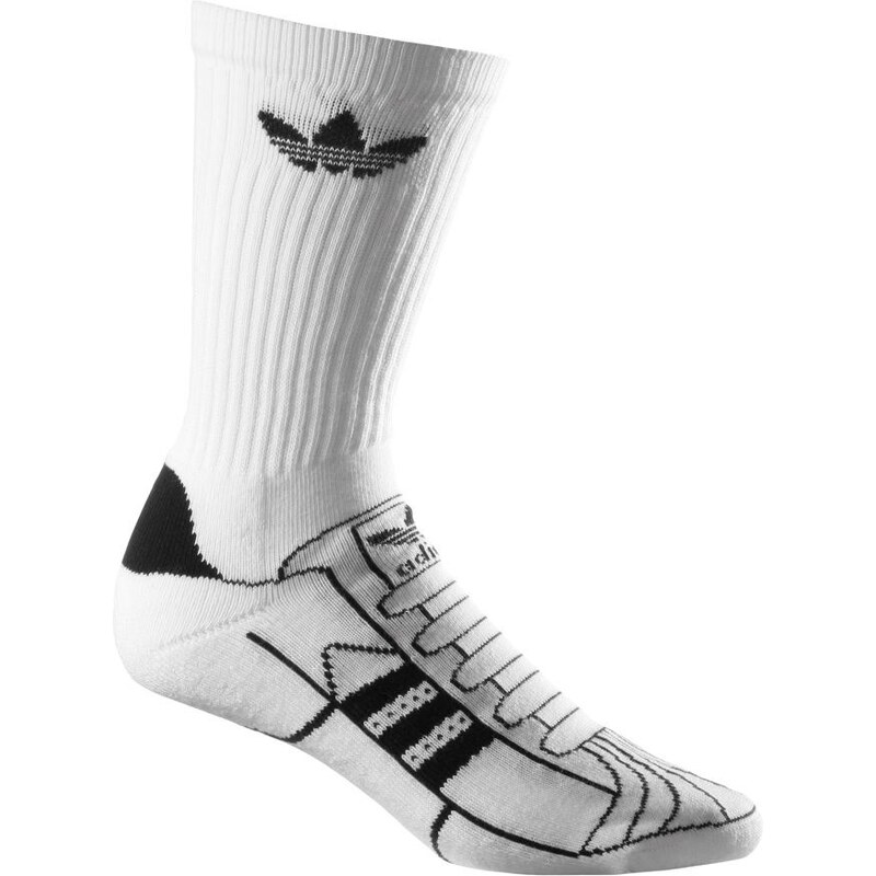 Adidas Originals Adidas Socken - SPR STR SOCK - White-Black Size 43/46