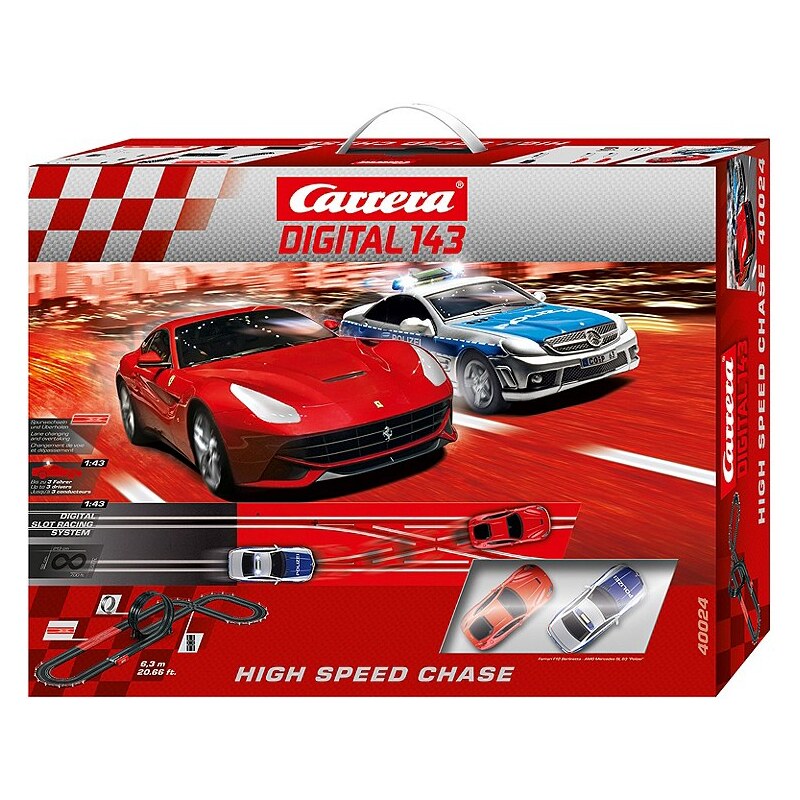 Carrera® Autorennbahn, »Carrera®DIGITAL 143 - High Speed Chase«