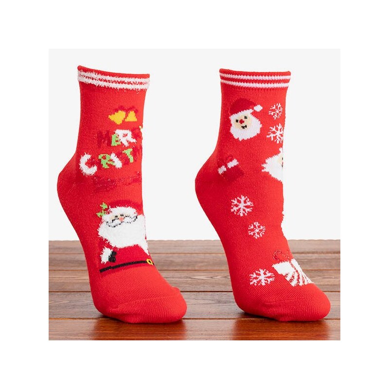 marka niezdefiniowana Kinder Weihnachtssocken 4 / Pack - Socken