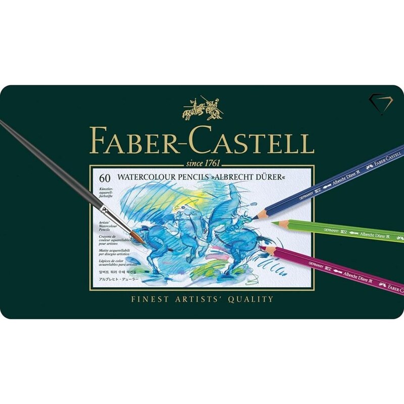 Faber-Castell Albrecht Dürer Aquarellstifte, 60er Metalletui