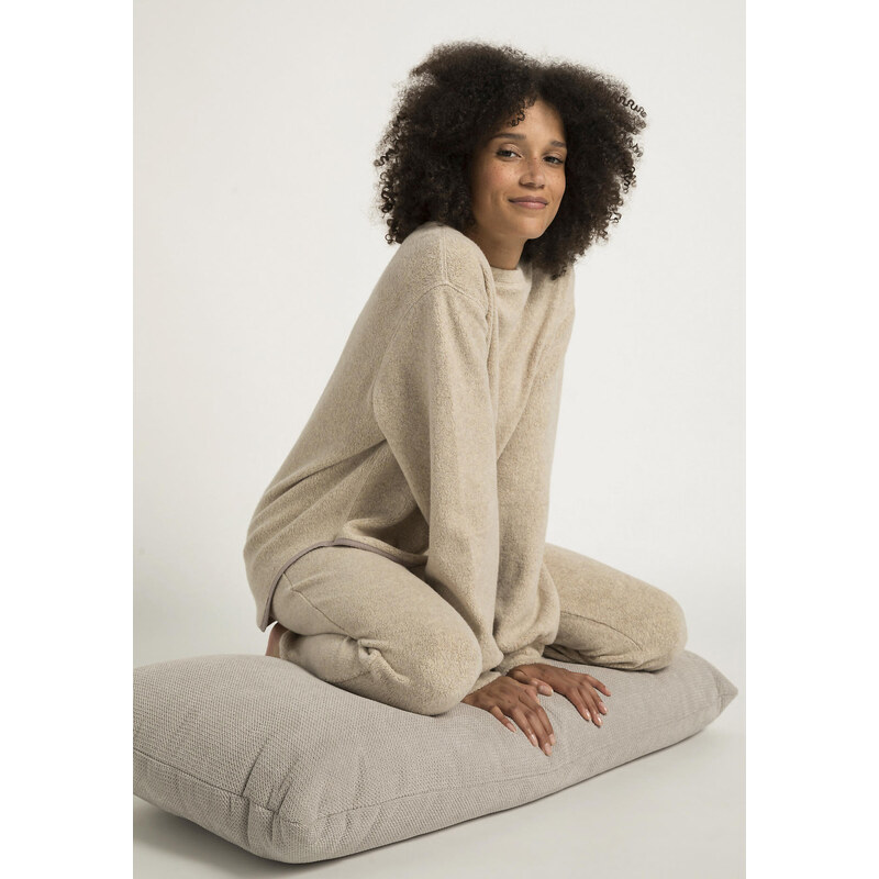 hessnatur & Co. KG Fleece Sweatshirt aus reiner Bio-Baumwolle