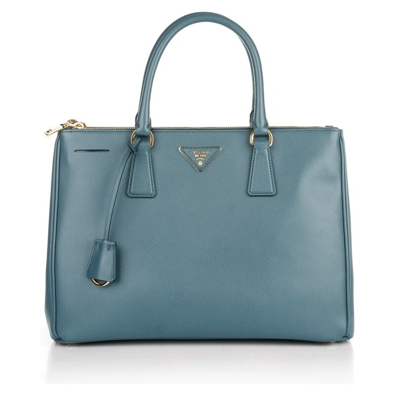 Prada Saffiano Lux Shopping Bag Marine Handtaschen