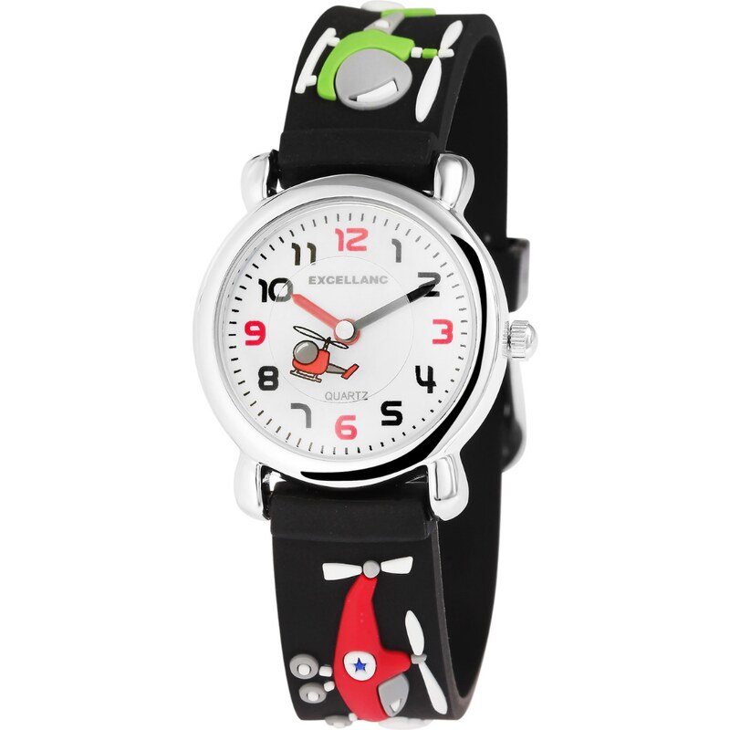 Kinderuhr Excellanc E01-BK-helicopters