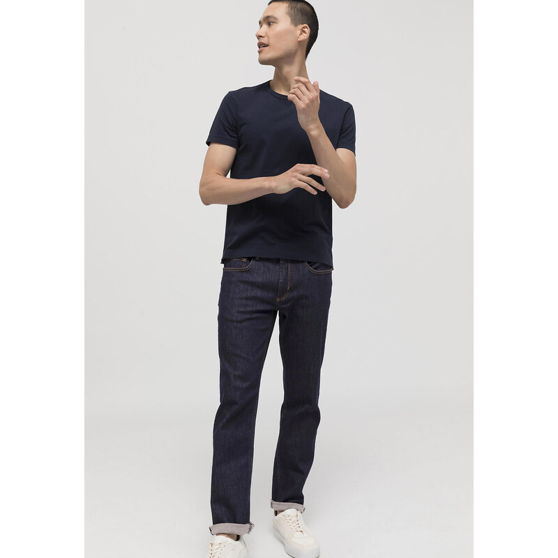 hessnatur & Co. KG Jeans Ben Straight Fit aus Bio-Denim